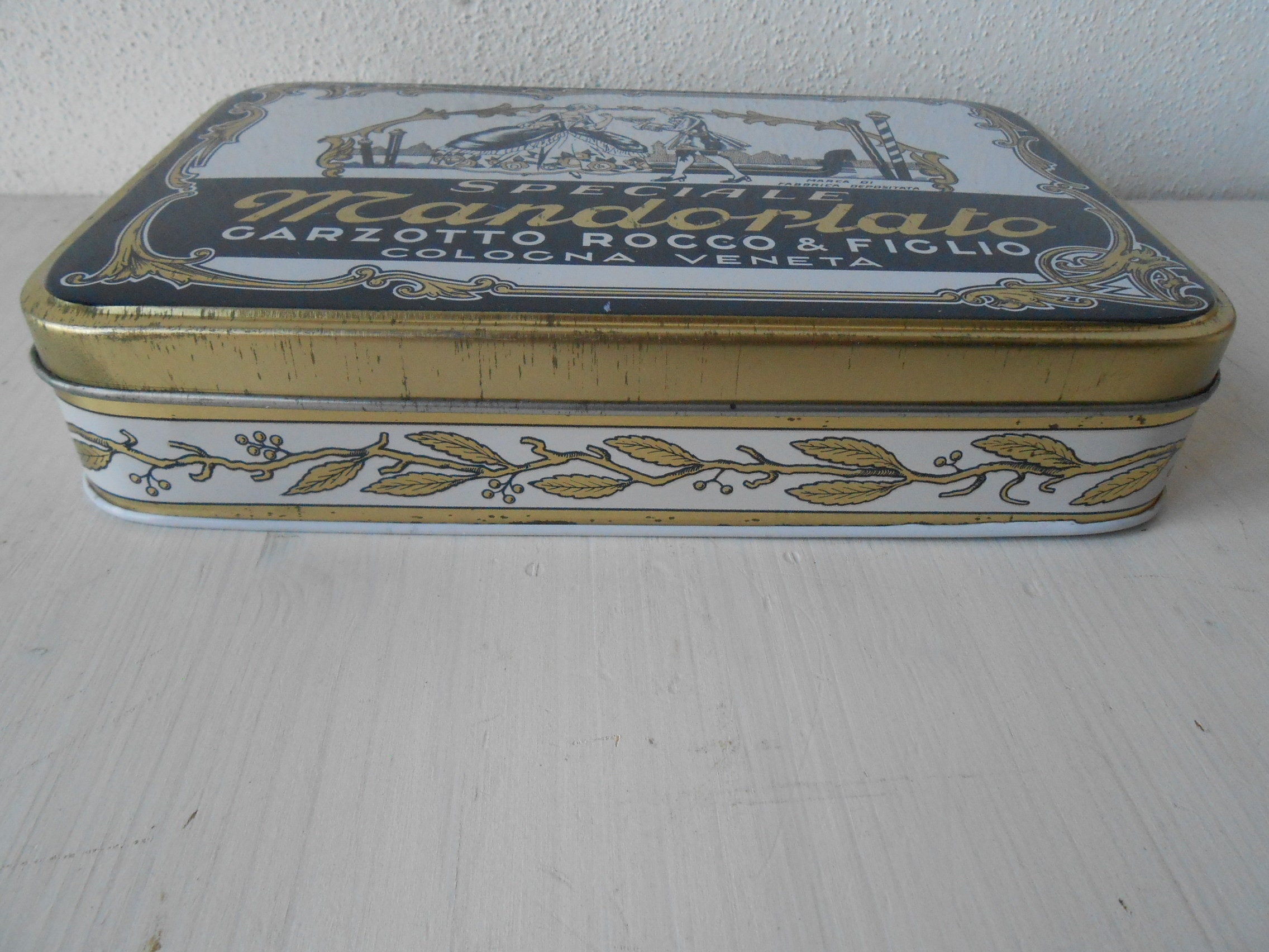 Vintage Tin Box Italian Cakes 90s Mandorlato Balocco - Etsy