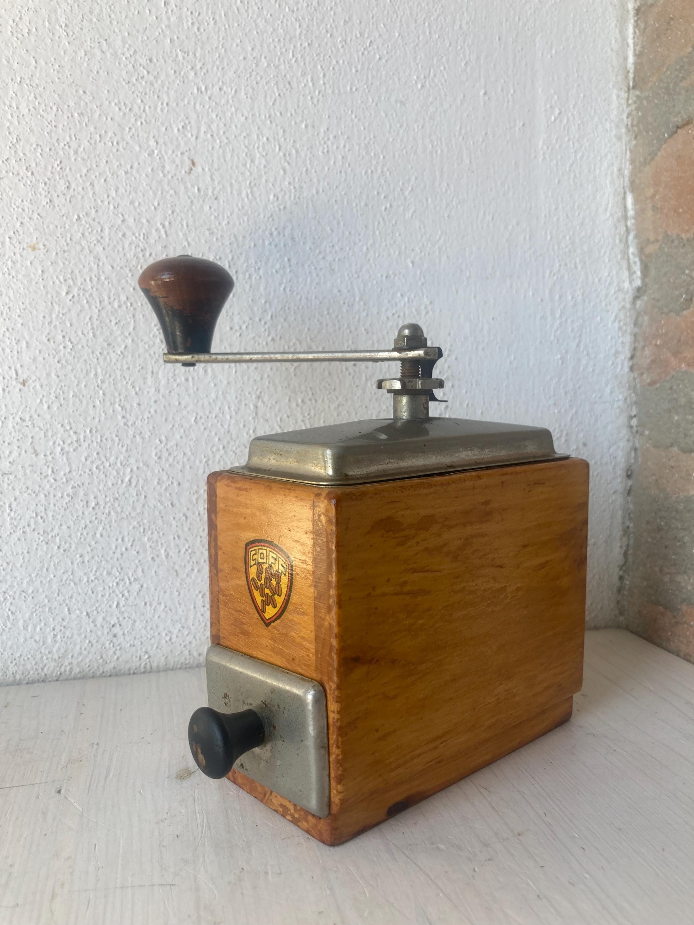 ヴィンテージコーヒーグラインダー イタリアンコーヒーミル - Etsy 日本
