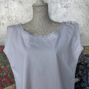 Vintage Nightgown Cotton Romantic Embroidered Night Dress