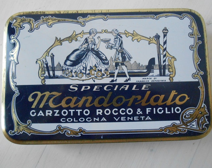 Vintage Tin Box Italian Cakes 90s Mandorlato Balocco - Etsy