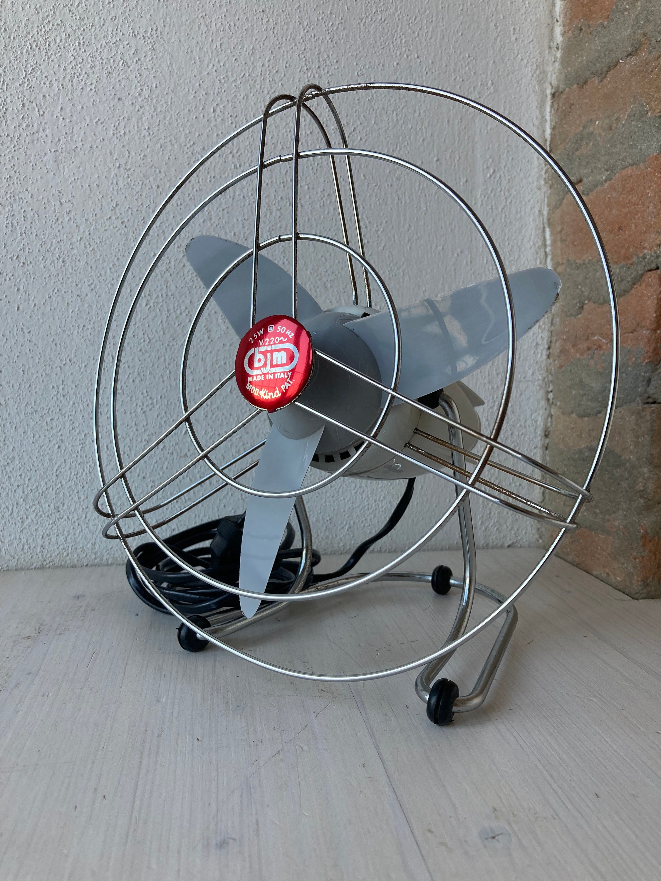 Ventilatore da Tavolo Vintage Italiano Anni 60 BJM - Etsy Italia