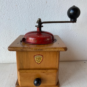 Vintage Coffee Grinder Italian Coffee Mill 50s