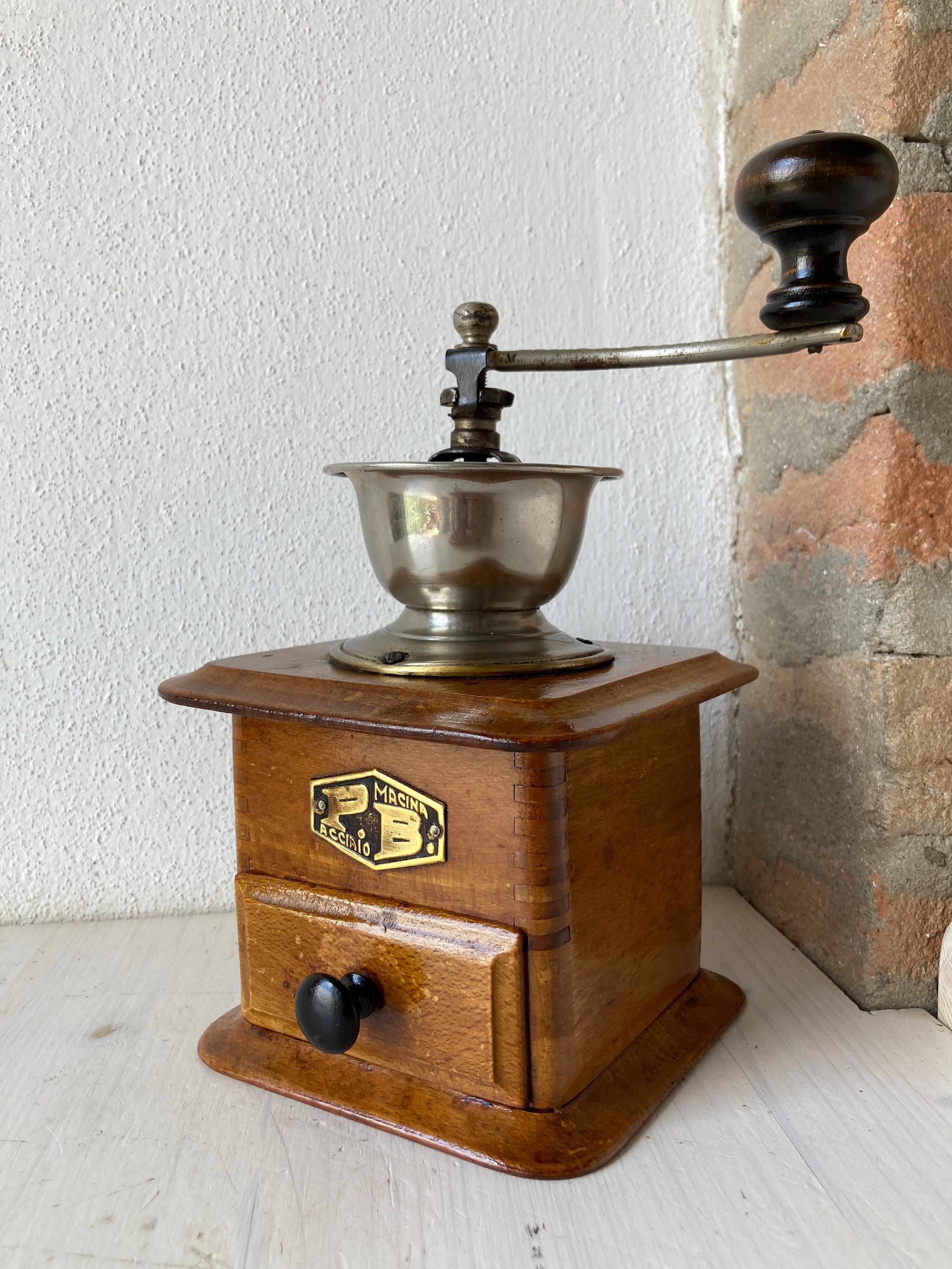 イタリア製アンティークコーヒーミル ヴィンテージコーヒーグラインダー アンティークイタリアンコーヒー
