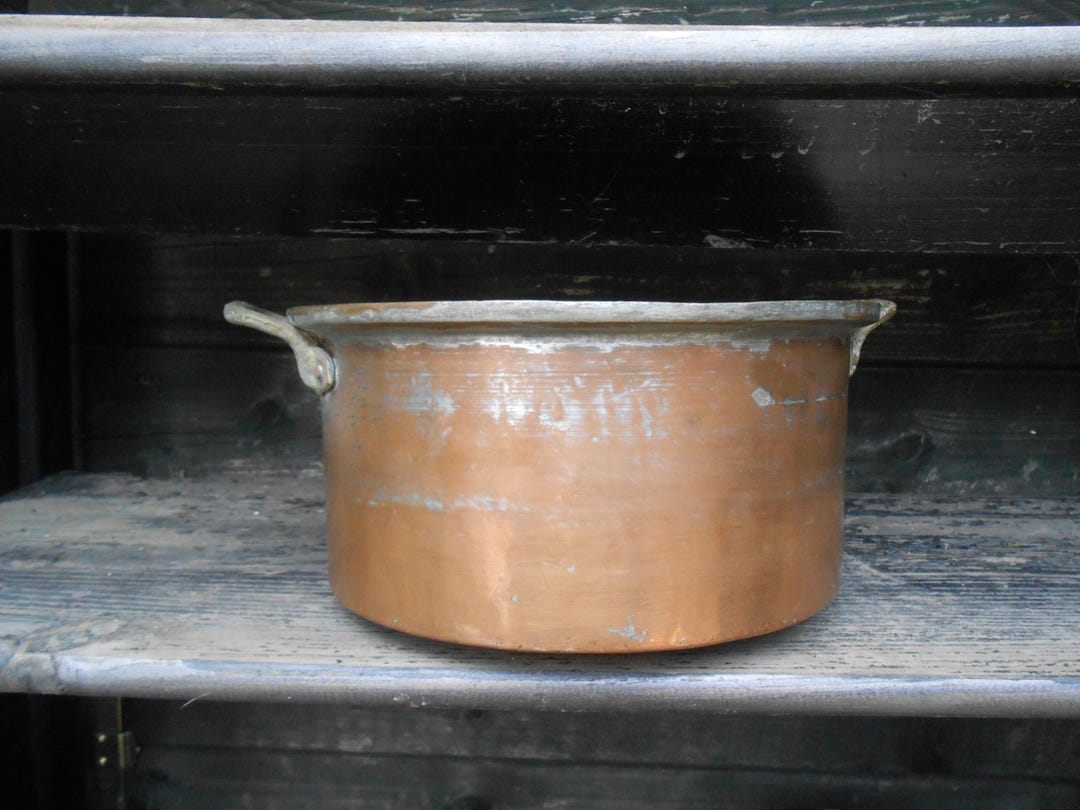 Handmade Pan Vintage Copper Rustic Pan Italian Handmade Kitchen Decor - Etsy