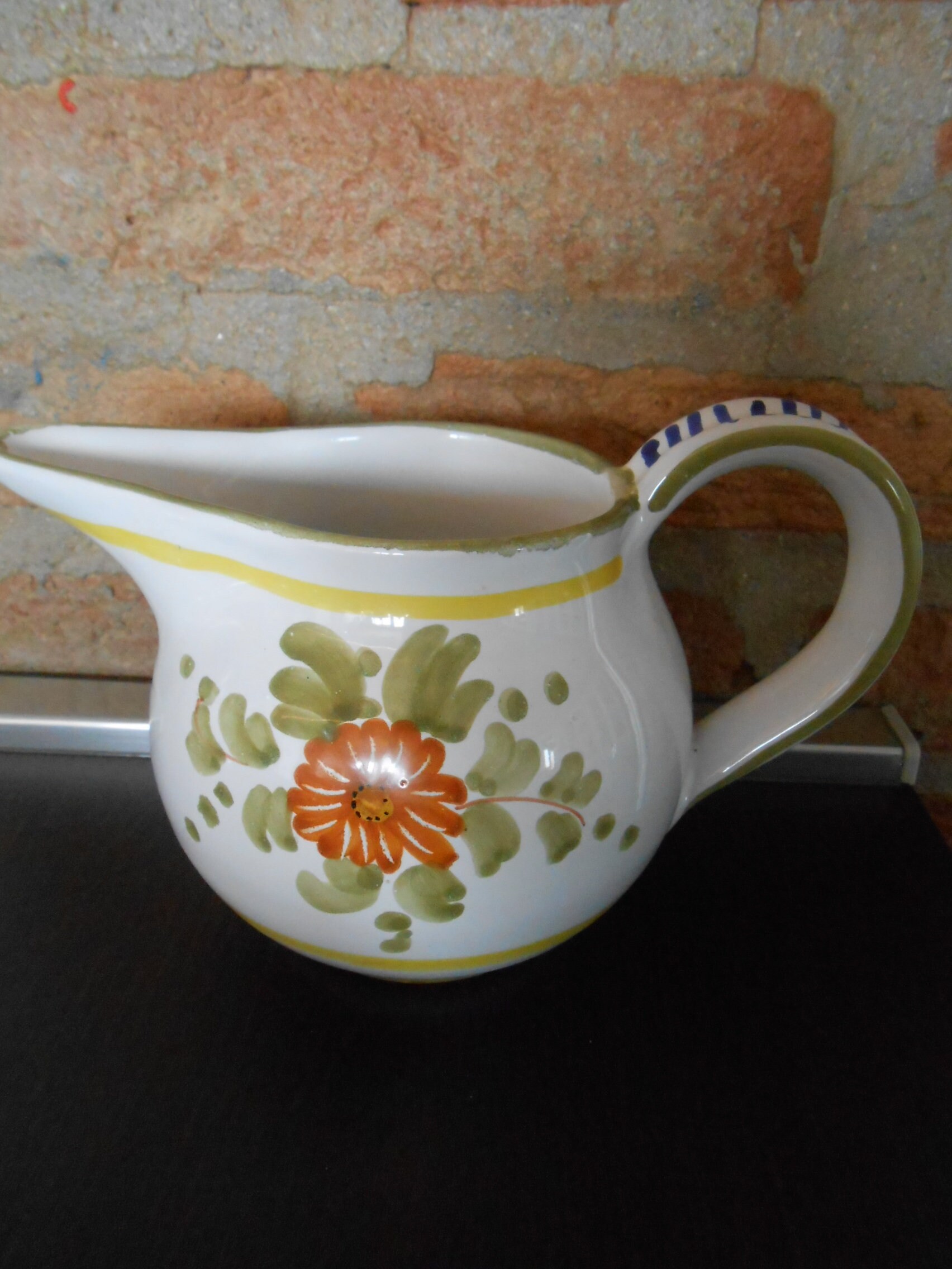 Vintage Jug Deruta Ceramic Handpainted Carafe Made in Italy Pitcher - Etsy