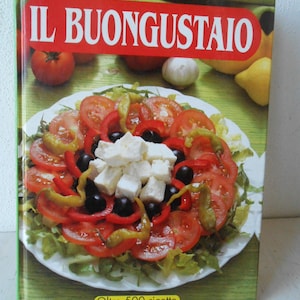 Vintage Book Italian Cookery Book The Gourmet 90s
