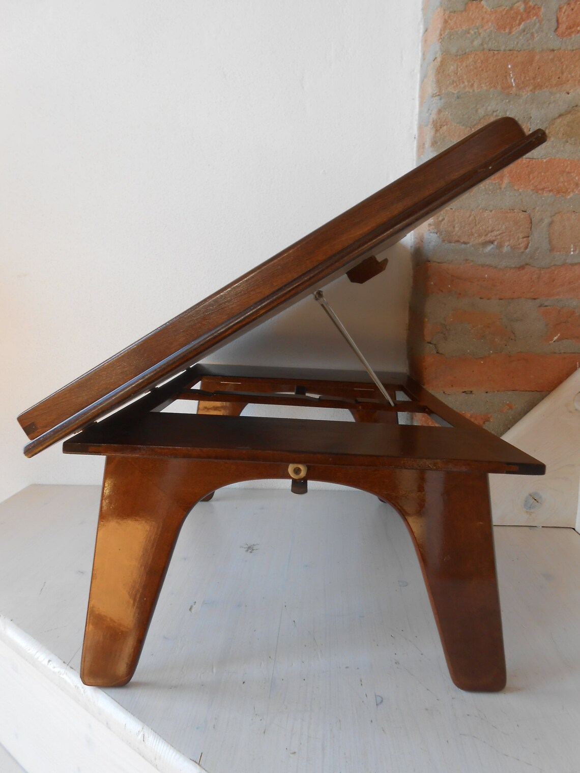 Vintage Bed Tray Breakfast Table Folding Wooden Coffe Table Etsy