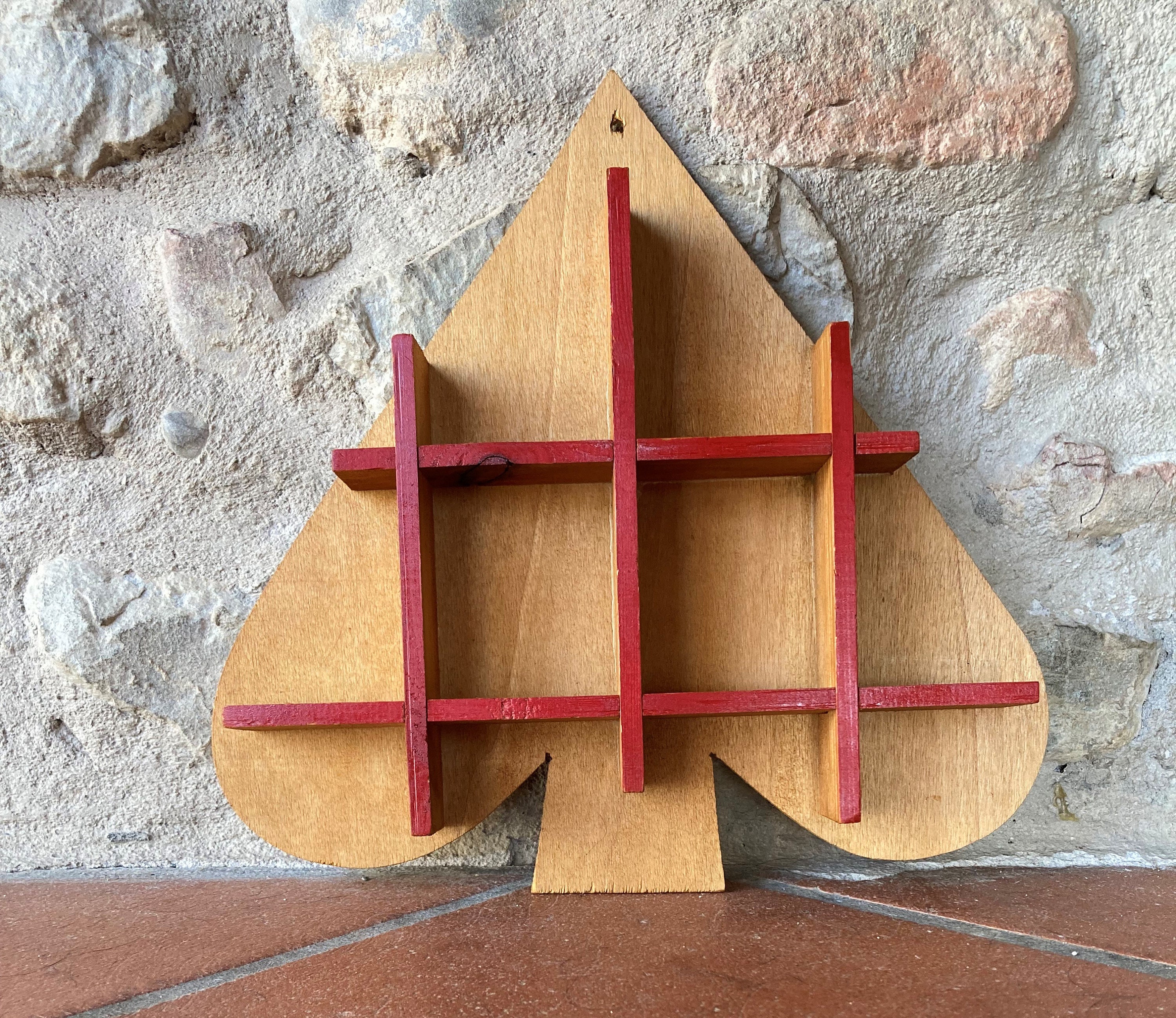 Bacheca Legno 4 Ganci Da Parete - Portachiavi Organizer 35x13x35 Cm, Stile Moderno - Foto 7