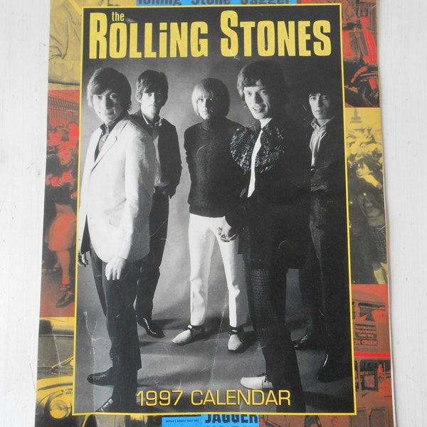 Rolling Stones Calendar Etsy