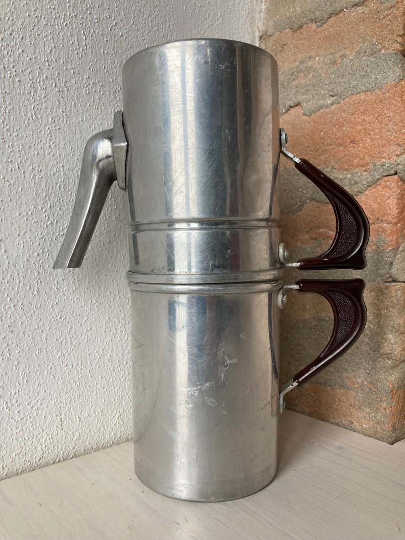 Vintage Neapolitan Coffee Maker 50s Italian Coffeepot Etsy