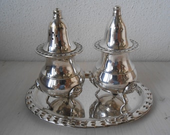 Vintage Salt and Pepper Set Dining Service  1920