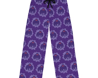 Pantalón de pijama con estampado del monstruo morado Mothman / Estampado integral