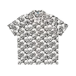 Skulls - Skeleton - Horror Community - Horror Movies - Death - Bones - Hawaii - Men&#39;s Hawaiian Shirt (AOP)