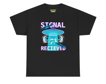 Weirdcore Cow Abduction Eyes UFOs T-Shirt