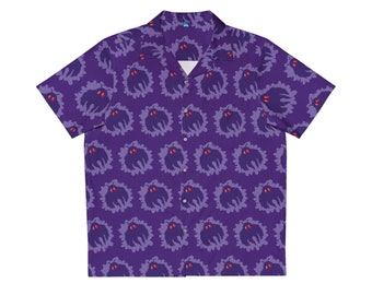 Hawaïaans Mothman Cryptid-shirt: John Keel Prophecies, horror geïnspireerde herenkleding