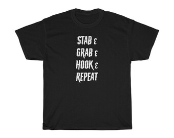Step by Step - Dead by Daylight - Video Games - Steam - Horror - Slasher - Unisex Heavy Cotton Tee