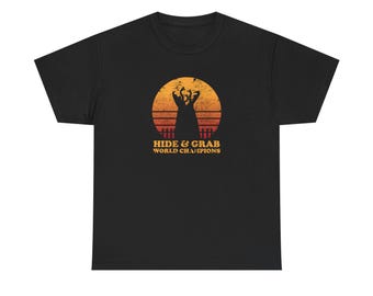 Vintage 'Hide and Grab World Champions' Tee and Sweatshirt