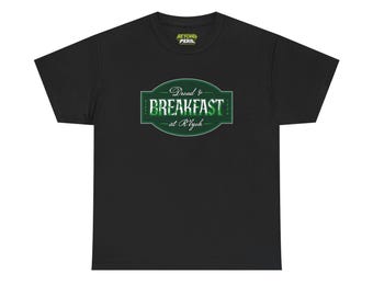 Breakfast at Night T-Shirt | Retro Diner Sign Typography
