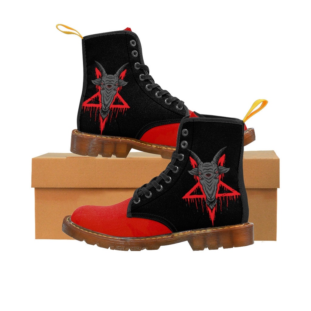 Freemason Satanic Gothic Witch Men's Low Top Shoes