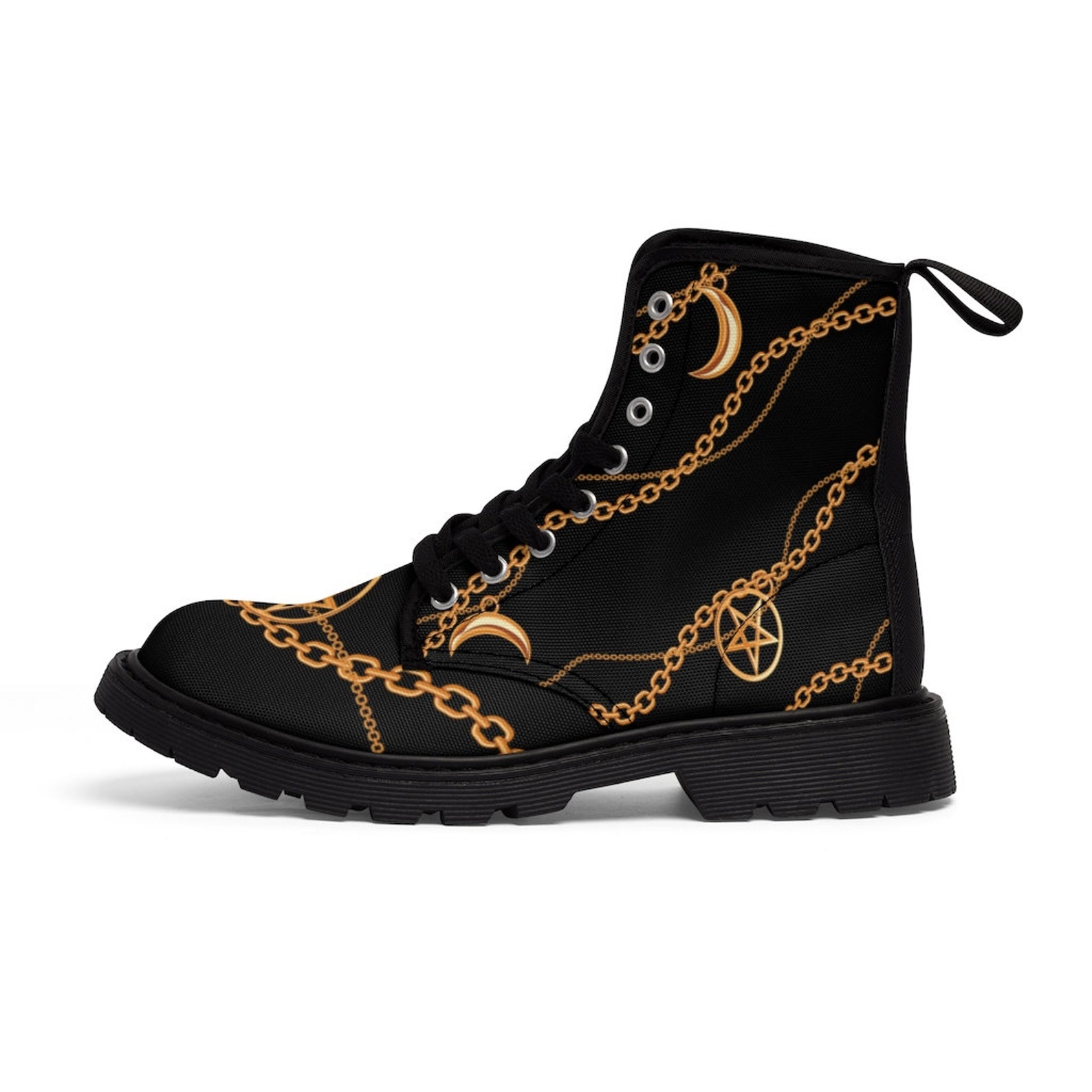 Skull Gothic Witch Women's Boots