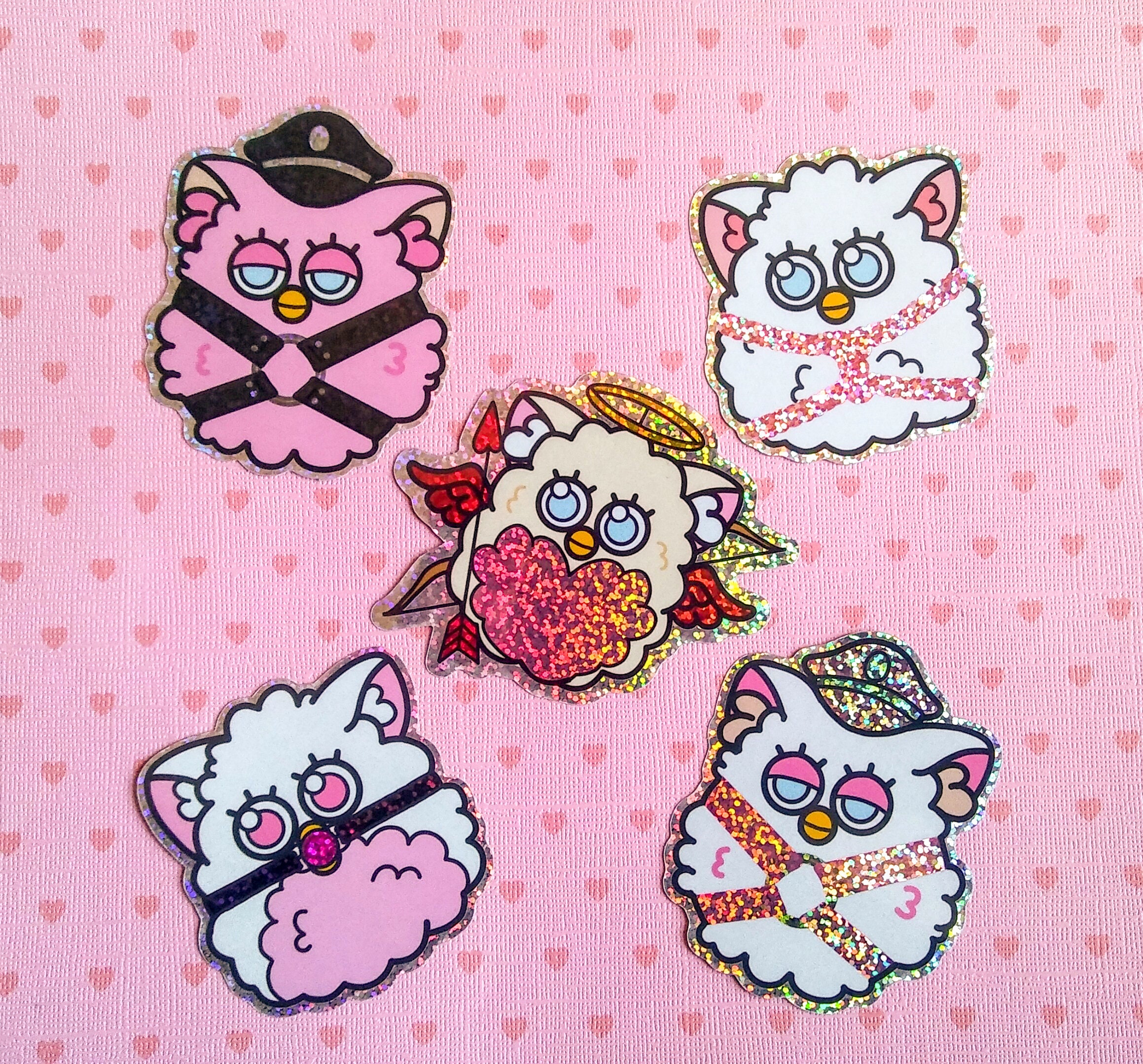Furby Sticker Detash!