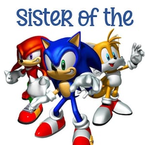 Sister of the Birthday Boy PNG