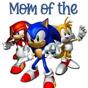 Mom of the Birthday Boy- Sonic PNG