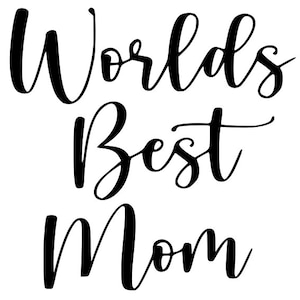 Melhor mãe do mundo SVG