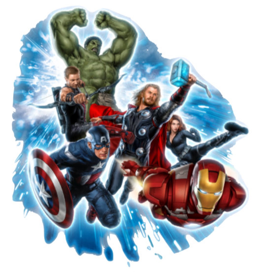 Avengers PNG Etsy