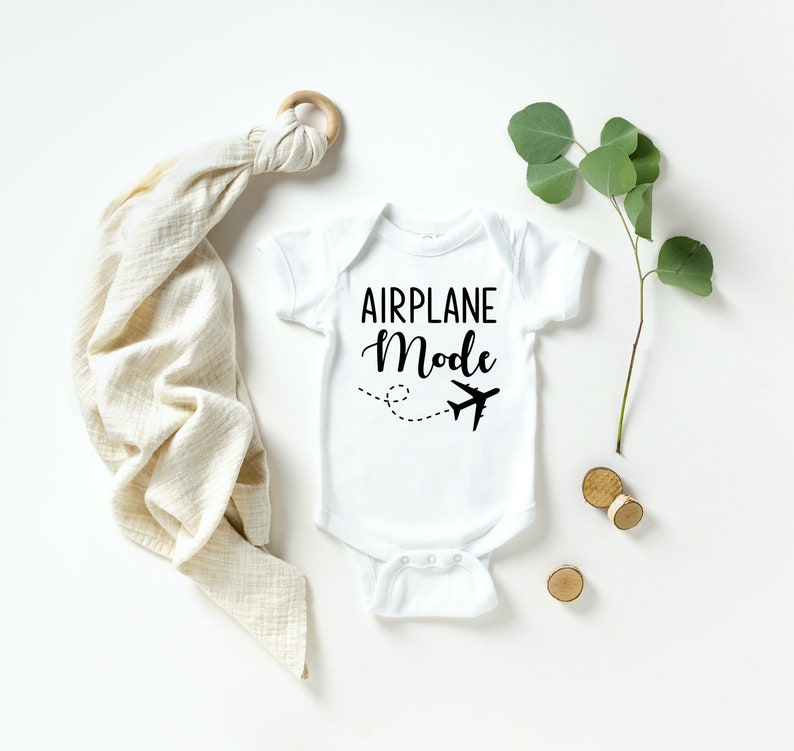 Airplane Mode Baby Onesie Airline Flight Attendant Pilot Etsy