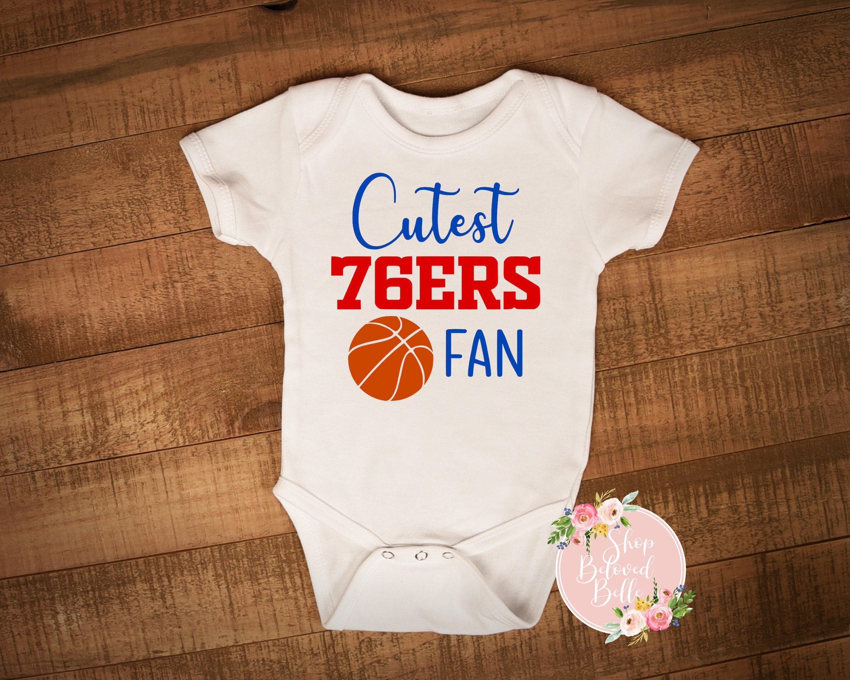 Philadelphia 76ers Infant Bodysuit - Rookbrand