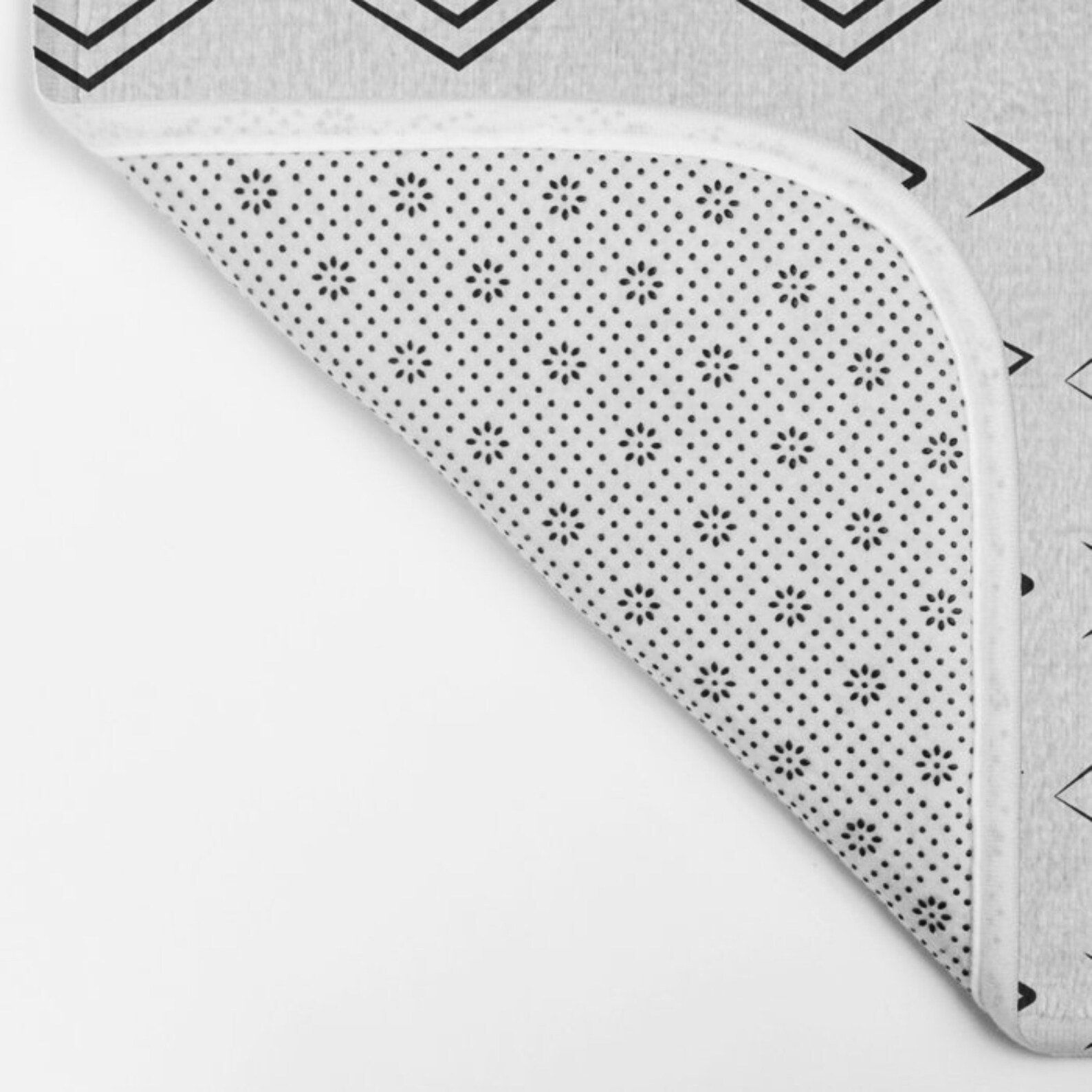 African Mudcloth Black and White Boho Bath Mat Bathroom Art Etsy