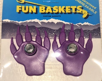 Custom Ski Baskets for your ski poles! BEAR CLAWS (Fun Baskets)