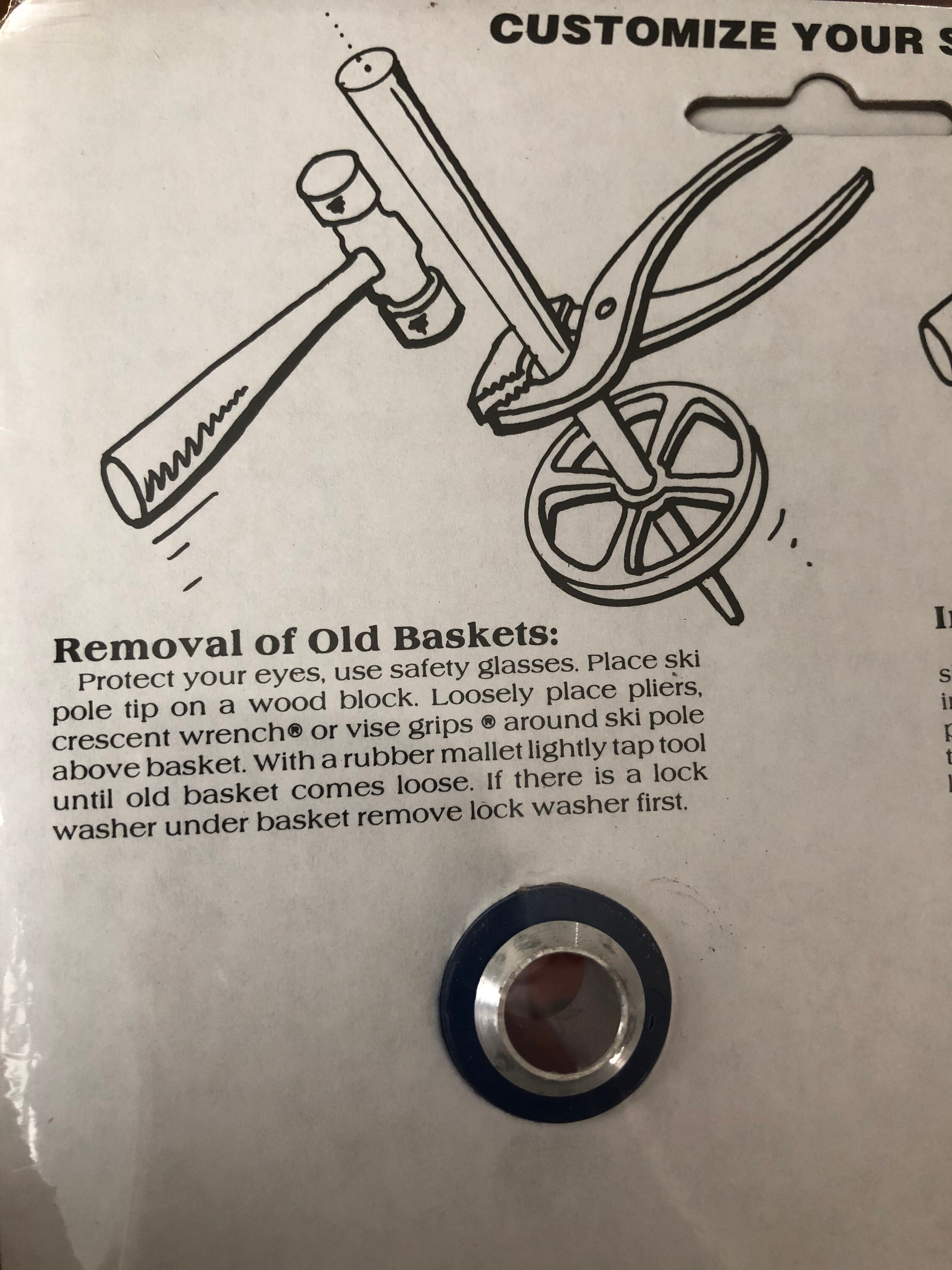 Custom Ski Baskets for Your Ski Poles HANDS fun Baskets Etsy