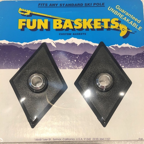 Custom Ski Baskets for Your Ski Poles FEET fun Baskets Etsy
