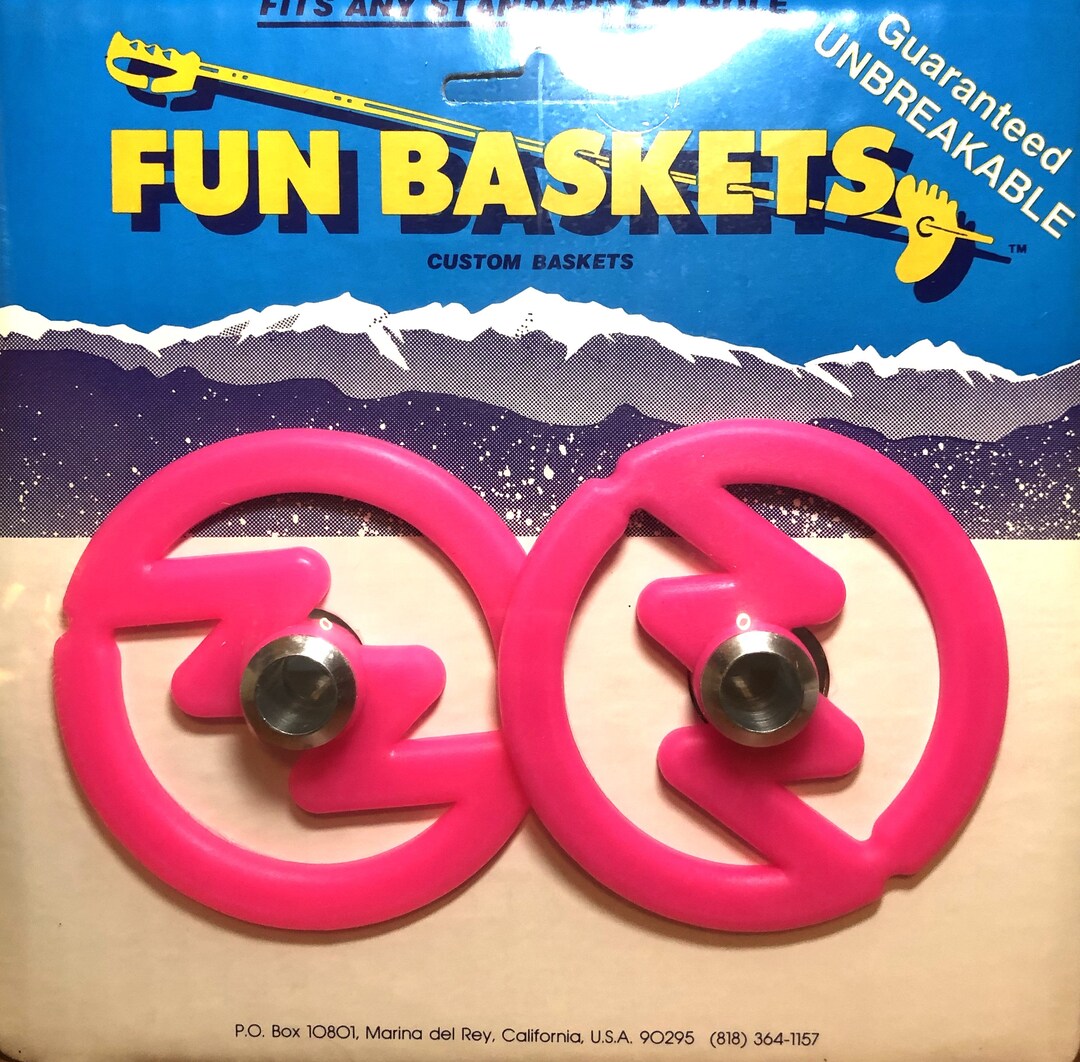 Custom Ski Baskets for Your Ski Poles Whistler fun Baskets Etsy