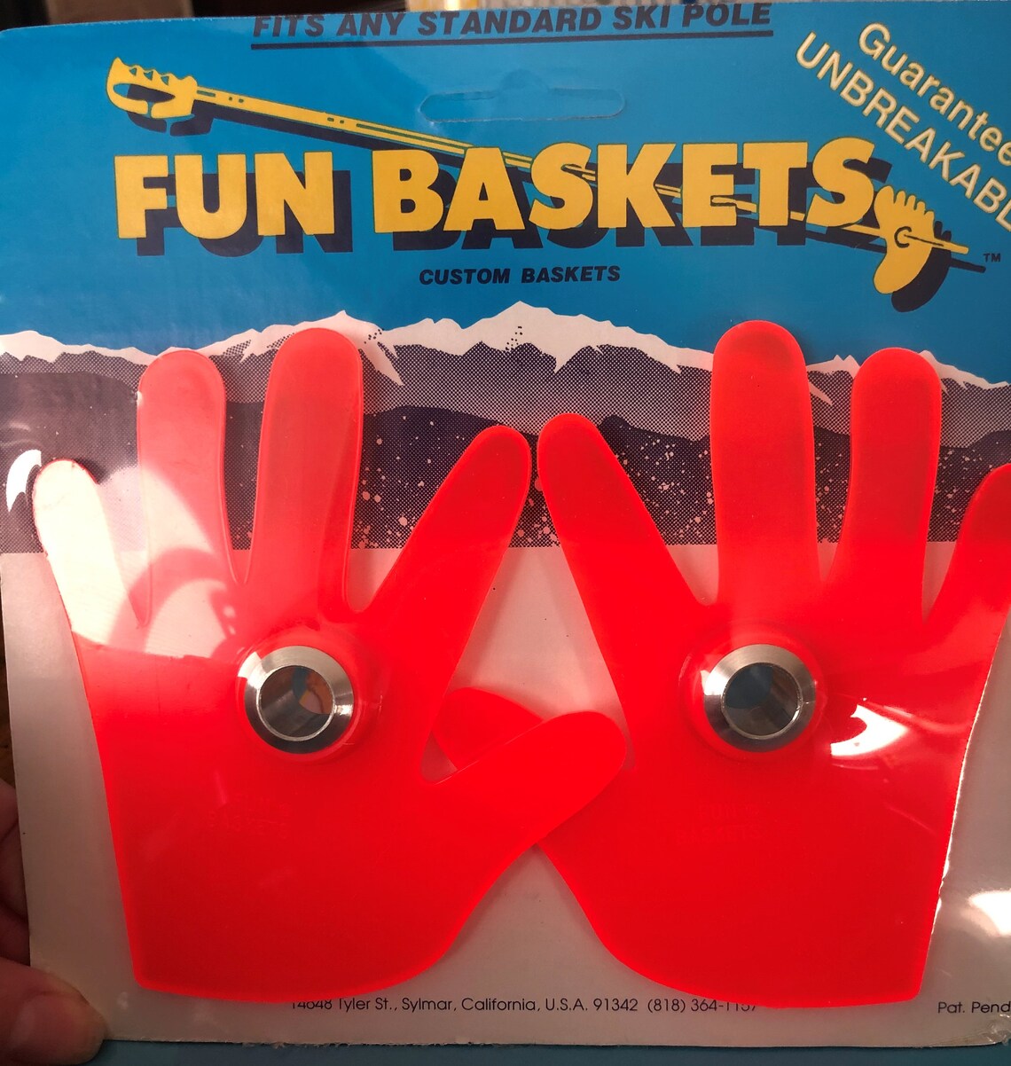Custom Ski Baskets for Your Ski Poles HANDS fun Baskets Etsy UK