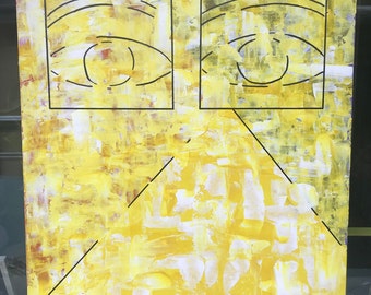 Pittura acrilica astratta