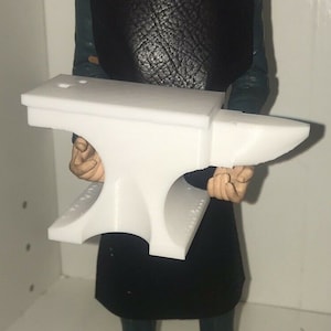 112 lb. Blacksmiths Anvil for 12 inch Action figures 1/6 scale