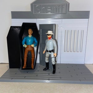 1/18 Scale Coffin for 3-3/4 inch Action figures