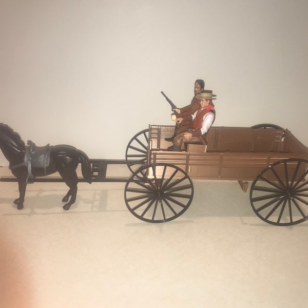 1/18 scale Buckboard Wagon - 3D Printed for 3-3/4” action figures