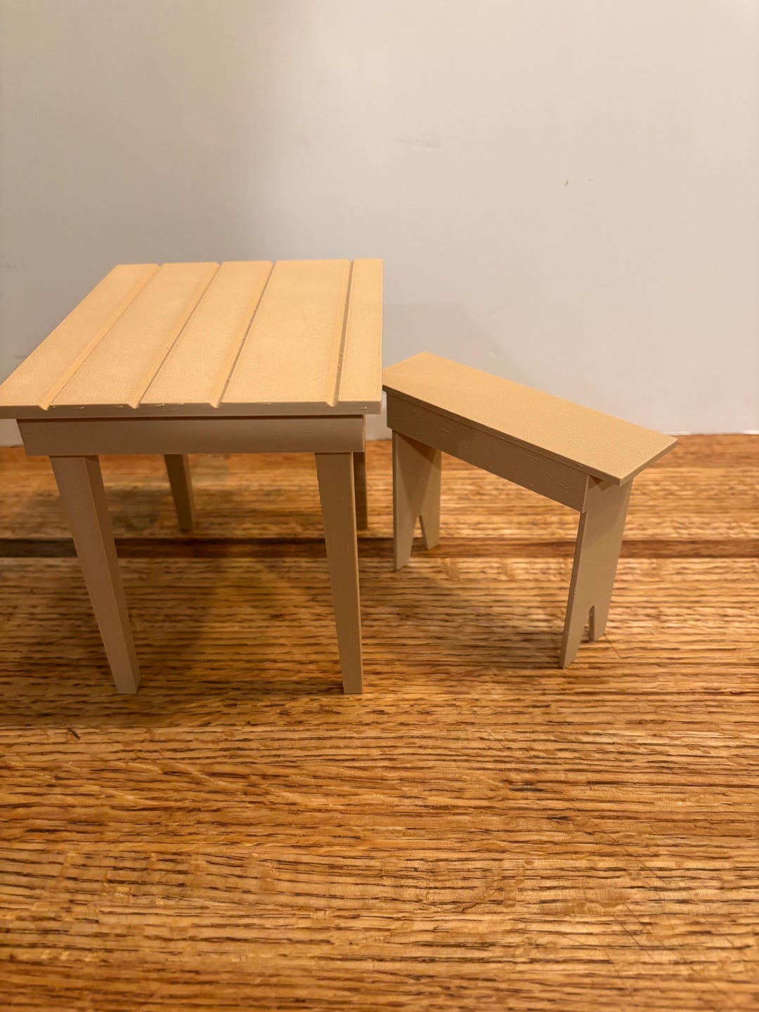Table and Bench for 12" Action Figures 1:6 Scale - Etsy