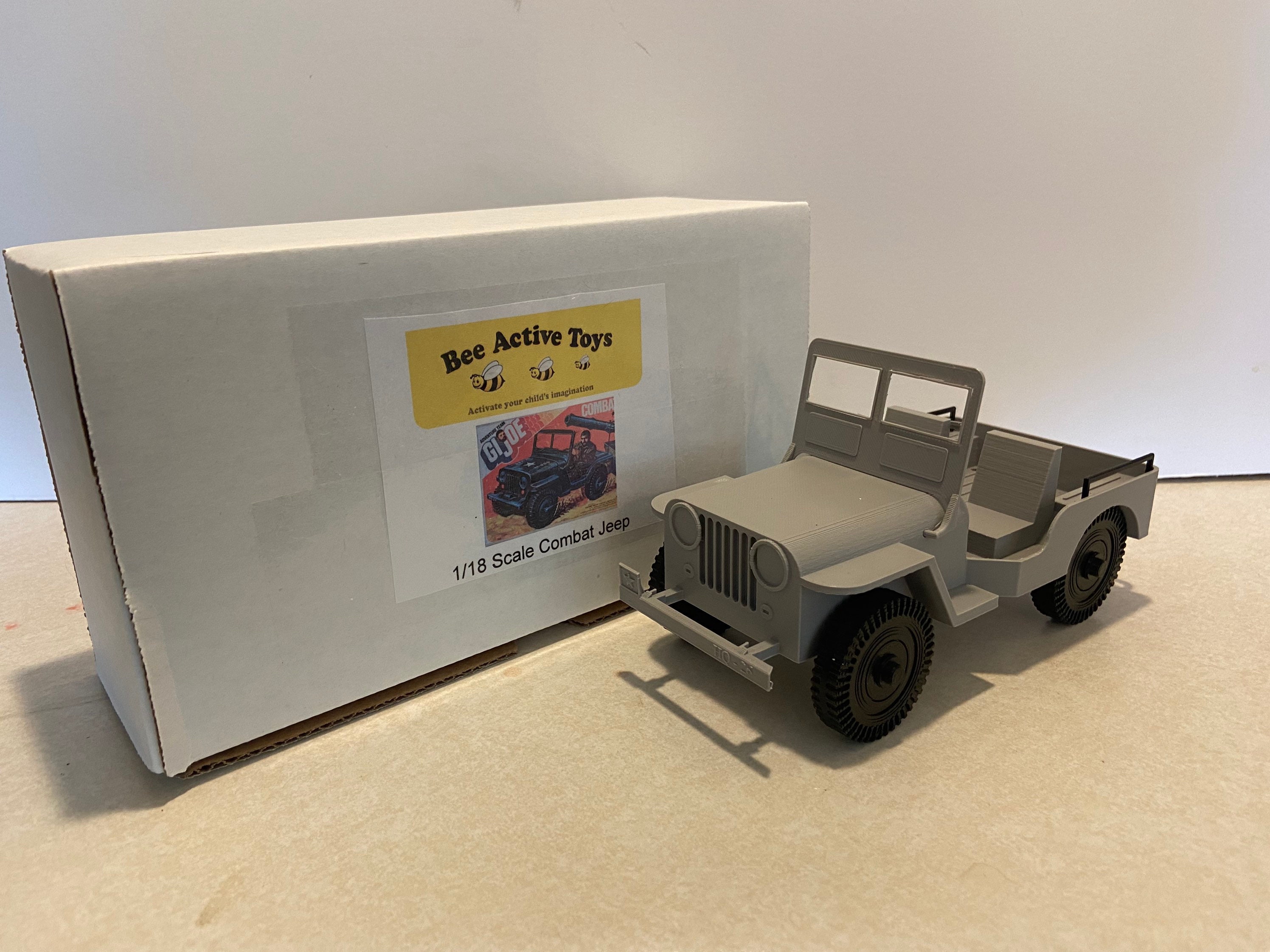 1/18 GI Joe Navy Grey Jeep - 3D Printed - Etsy