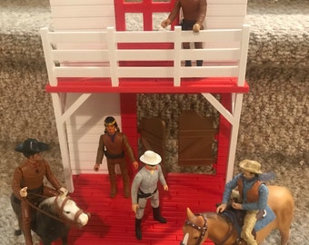 1/18 Scale 2 Story Saloon playset Diorama - 3D Printed