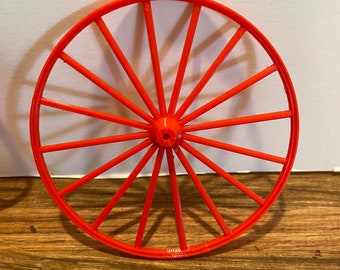 Wagon wheel for 3-3/4 inch Action figures 1/18 Scale