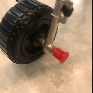 GI Joe adventure team escape bike 3d printed replacement part front axle pin.