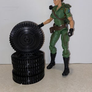 Jeep tire for 6” action figures 1:12 Scale