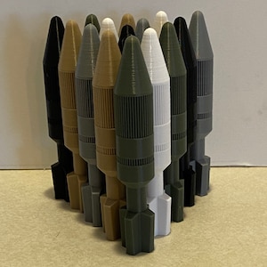 Recoilless Rifle Shell for GI Joe 5 Star Jeep