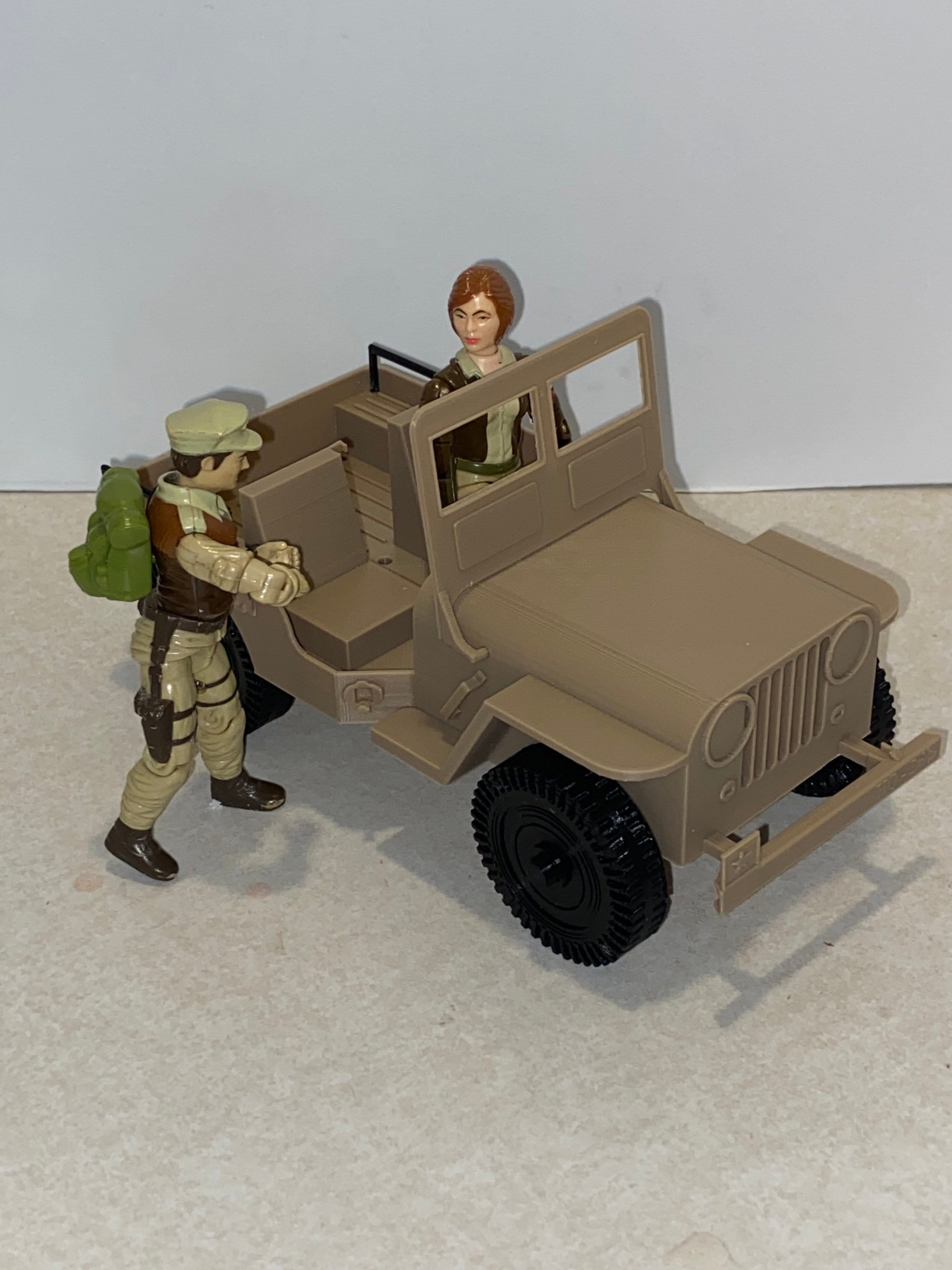 1/18 GI Joe Desert Survival Jeep - 3D Printed - Etsy
