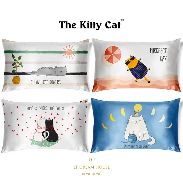 Cat Pillowcase Etsy